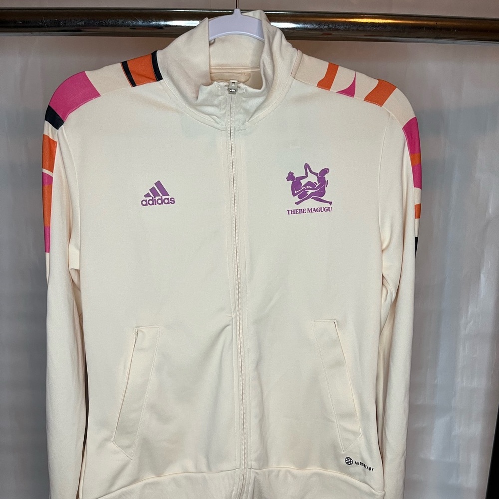 Original-adidas x Thebe Magugu Cream Utility Jacket- New with Tags NWT